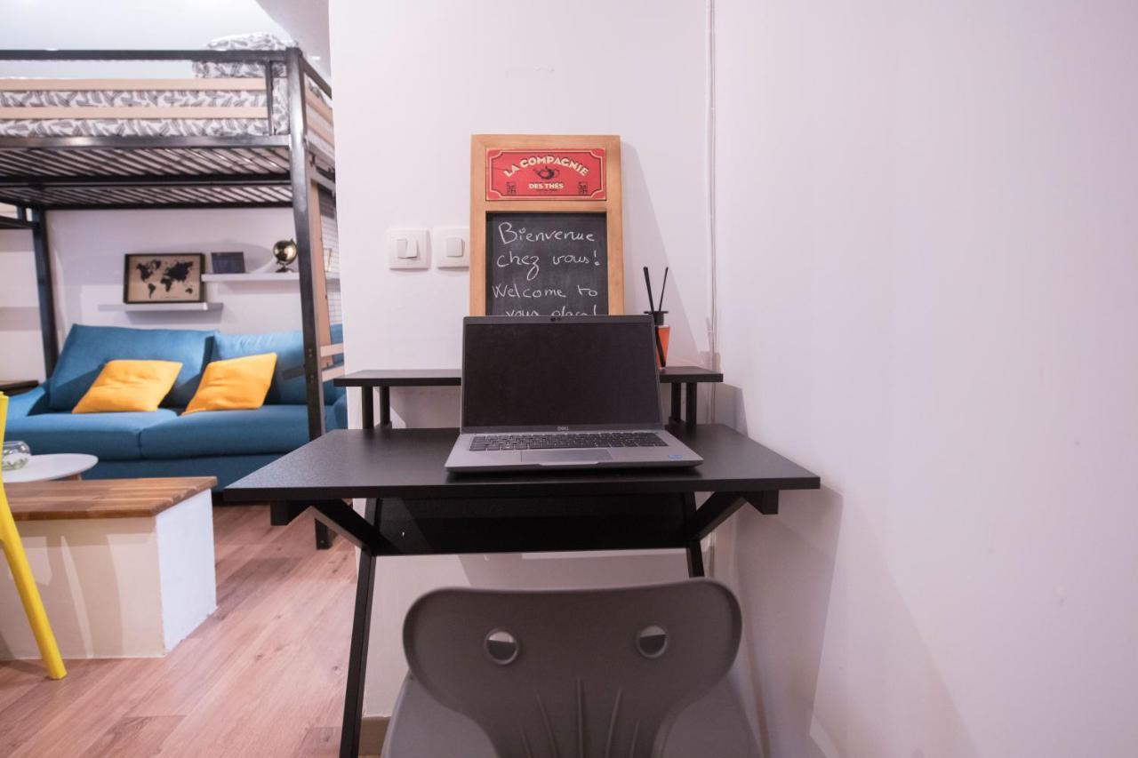 Ferienwohnung Studio Cosy & Colore Proche Gare Et Paris Saint-Germain-en-Laye Exterior foto